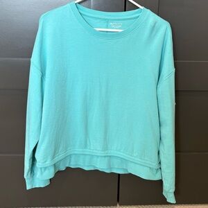 Athleta Aqua Long Sleeve Sweatshirt - M